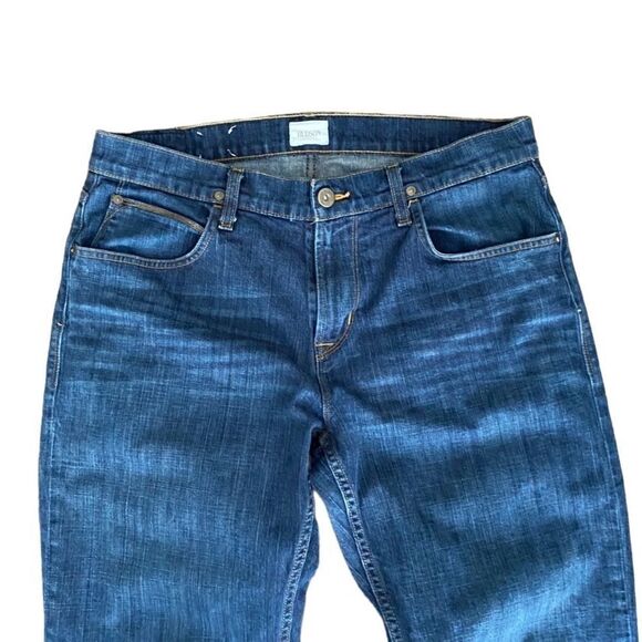 Hudson Wilde Relaxed Straight Jeans 34 Davi - Picture 4 of 9